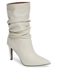 Jeffrey Campbell White Mid-Calf Boots NWOT – Size 8